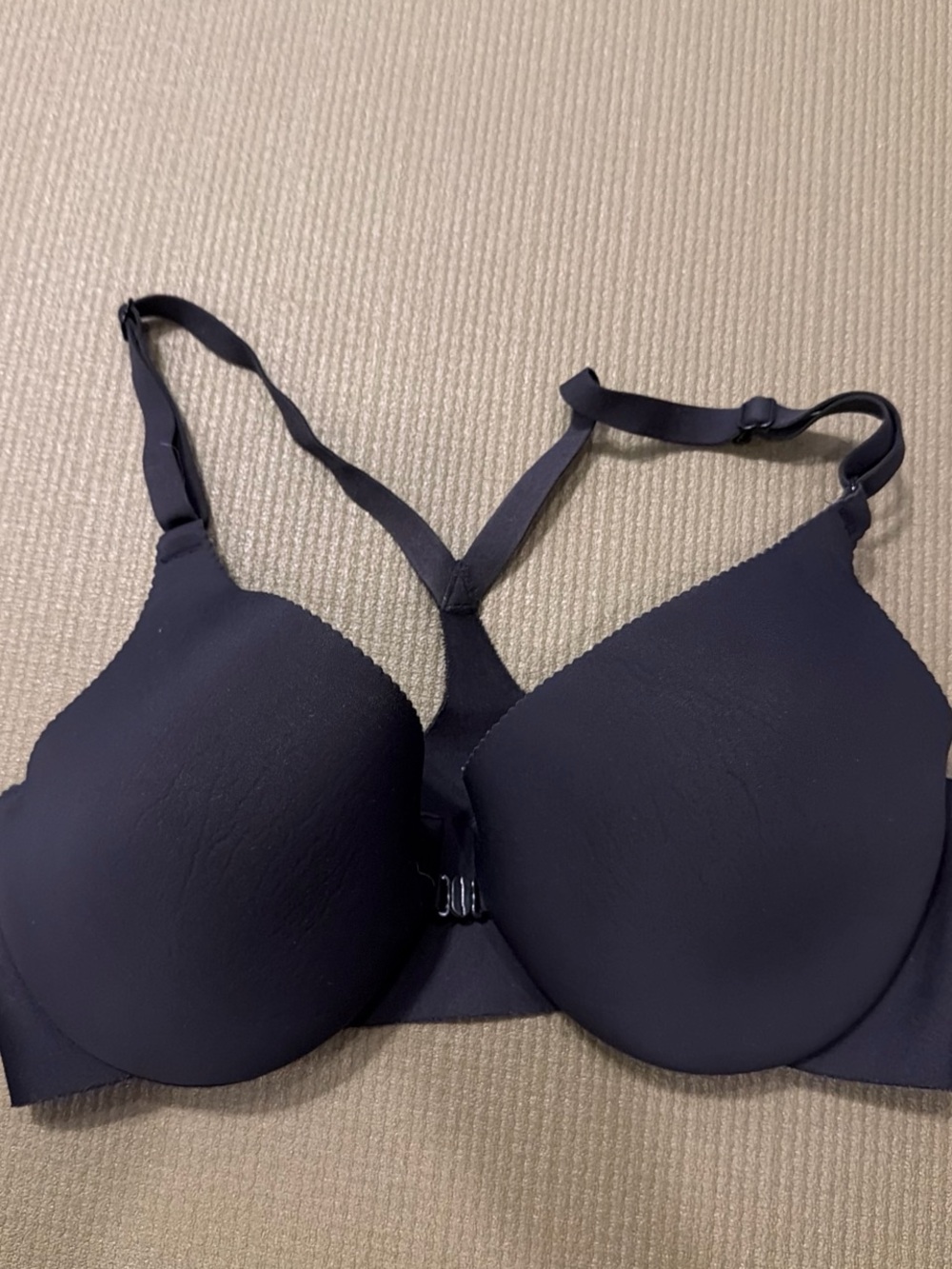 Maidenform Black Convertible Racerback T-Shirt Bra